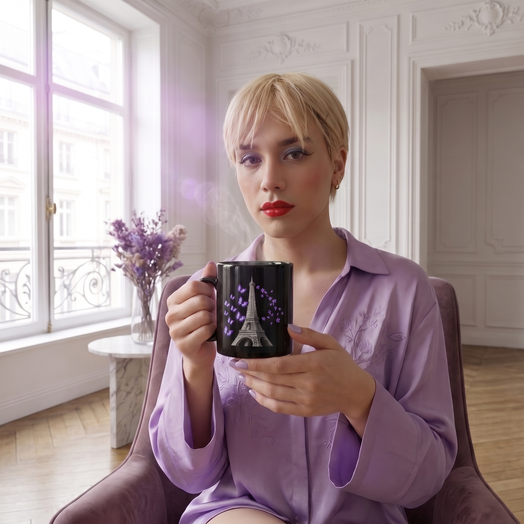 tsgabrielle® • Paris - La Tour Eiffel • Glossy Mug • Black • Ceramic • 2 Sizes - View 18