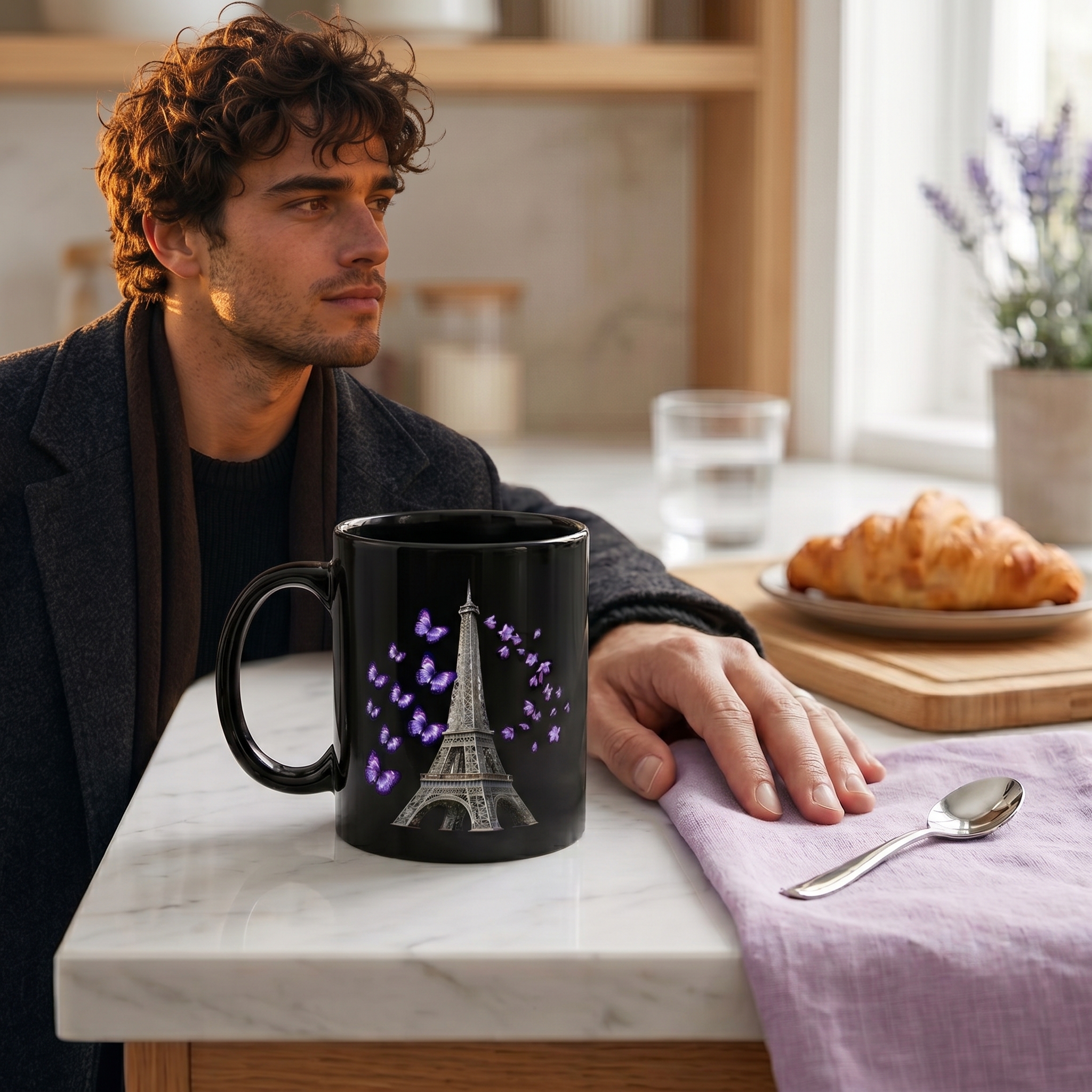 tsgabrielle® • Paris - La Tour Eiffel • Glossy Mug • Black • Ceramic • 2 Sizes - View 19