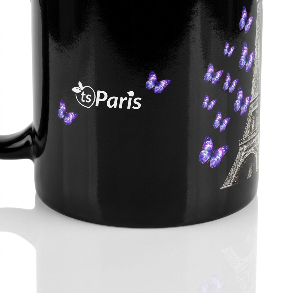 tsgabrielle® • Paris - La Tour Eiffel • Glossy Mug • Black • Ceramic • 2 Sizes - View 8