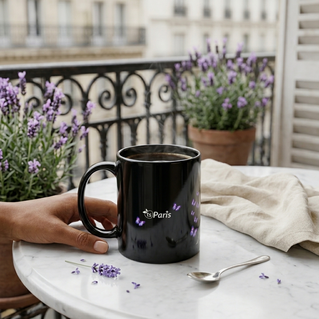 tsgabrielle® • Paris - La Tour Eiffel • Glossy Mug • Black • Ceramic • 2 Sizes - View 20