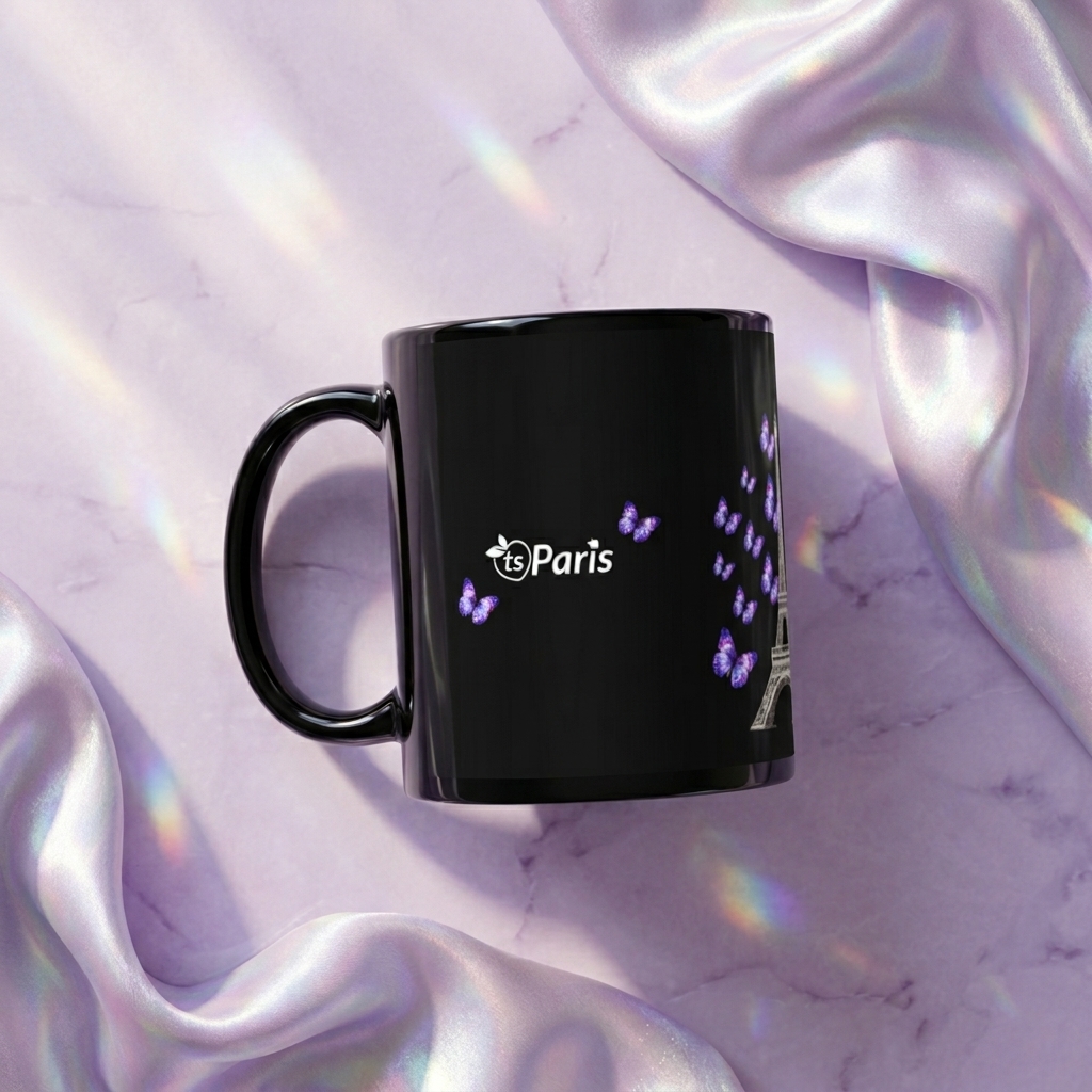 tsgabrielle® • Paris - La Tour Eiffel • Glossy Mug • Black • Ceramic • 2 Sizes - View 12