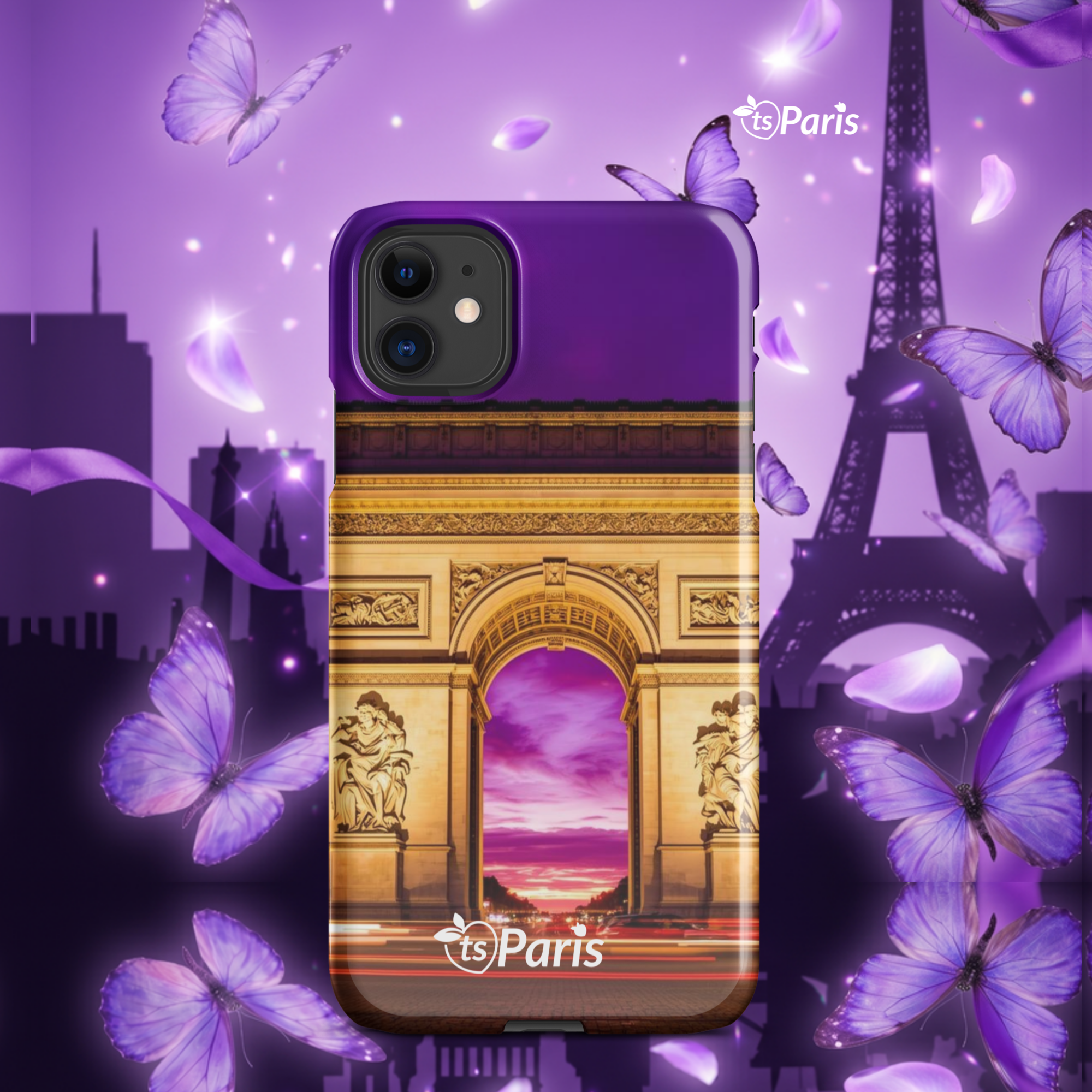 tsgabrielle® • Paris - Arc de Triomphe • Étui compatible avec iPhone® • Modèles récents - Glossy - View 3