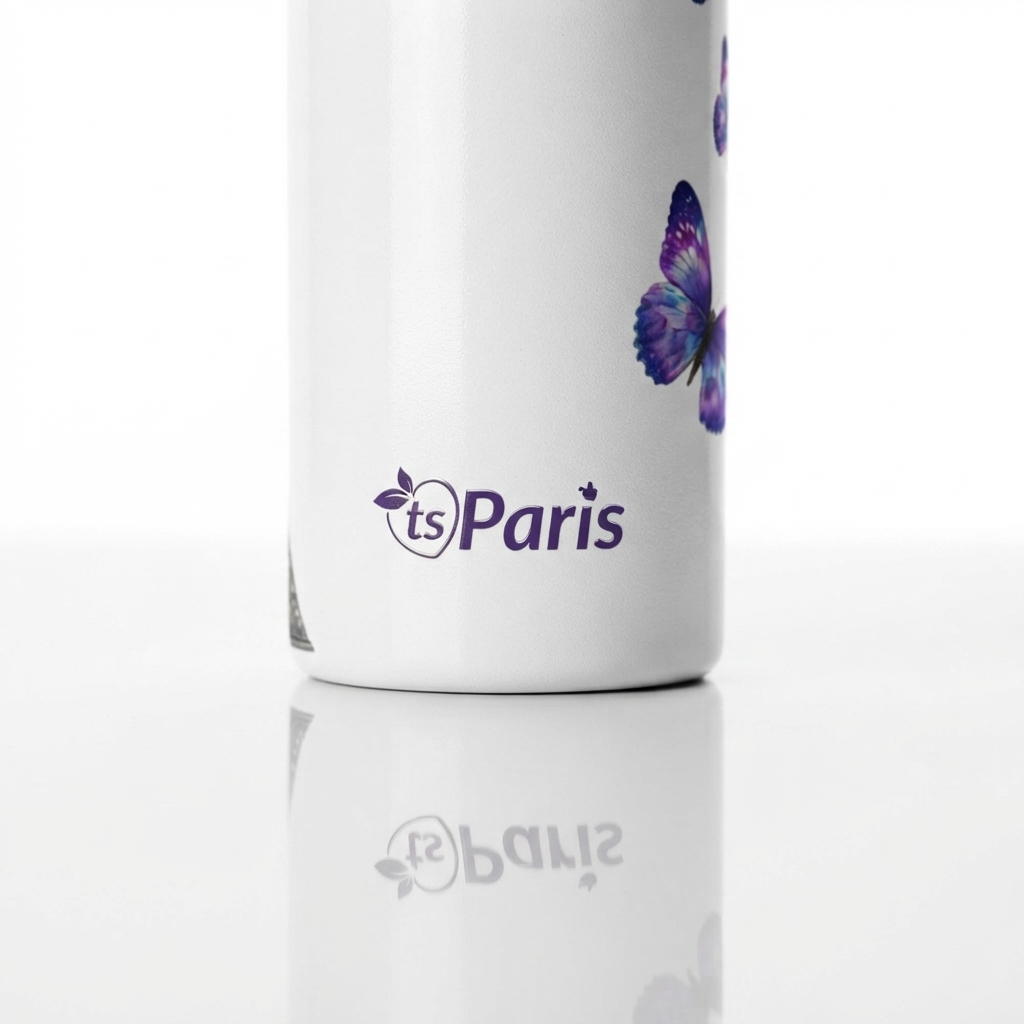 tsgabrielle® • The Art of Living • Paris - Eiffel Tower • Tumbler • Steel • White • 20 oz - View 3