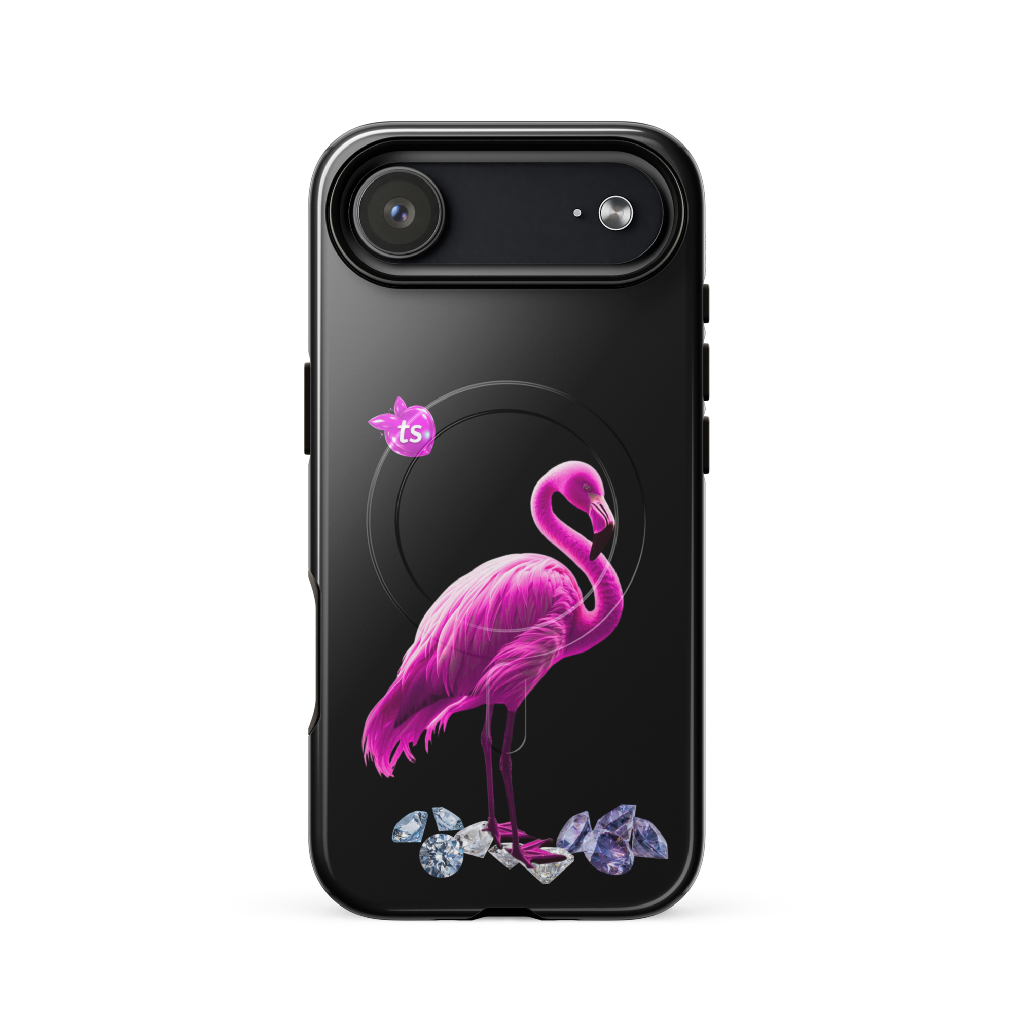 tsgabrielle® • Flamant Rose • Tough Case Compatible with iPhone® • MagSafe® • Latest Models