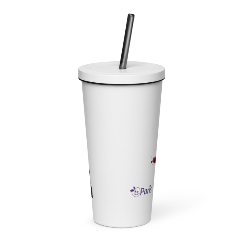 tsgabrielle® • Paris - Napoleon Bonaparte • Tumbler • Stainless Steel • White • 20 oz