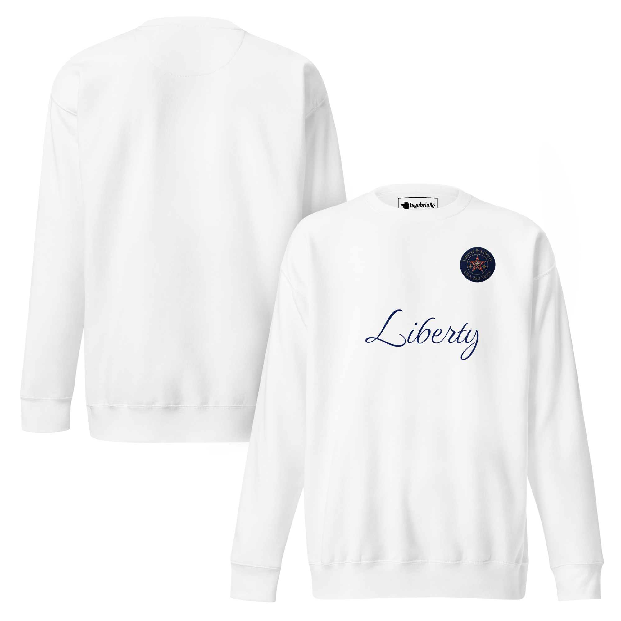 tsgabrielle® Pour Lui • Liberty • Sweatshirt Premium - White - View 9