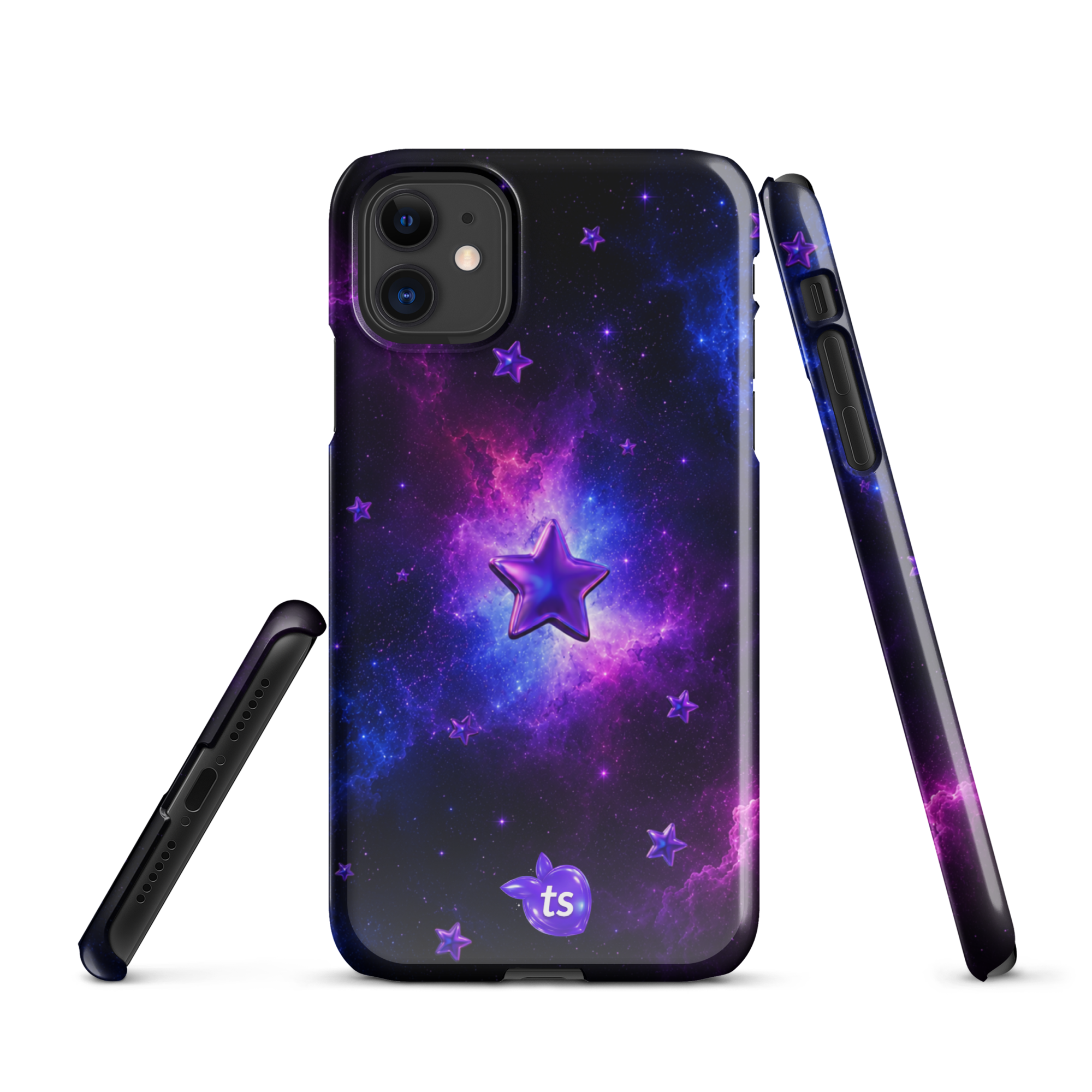 tsgabrielle® • Édition Spatiale • coque snap compatible avec iPhone® • modeles recents - Glossy - View 3