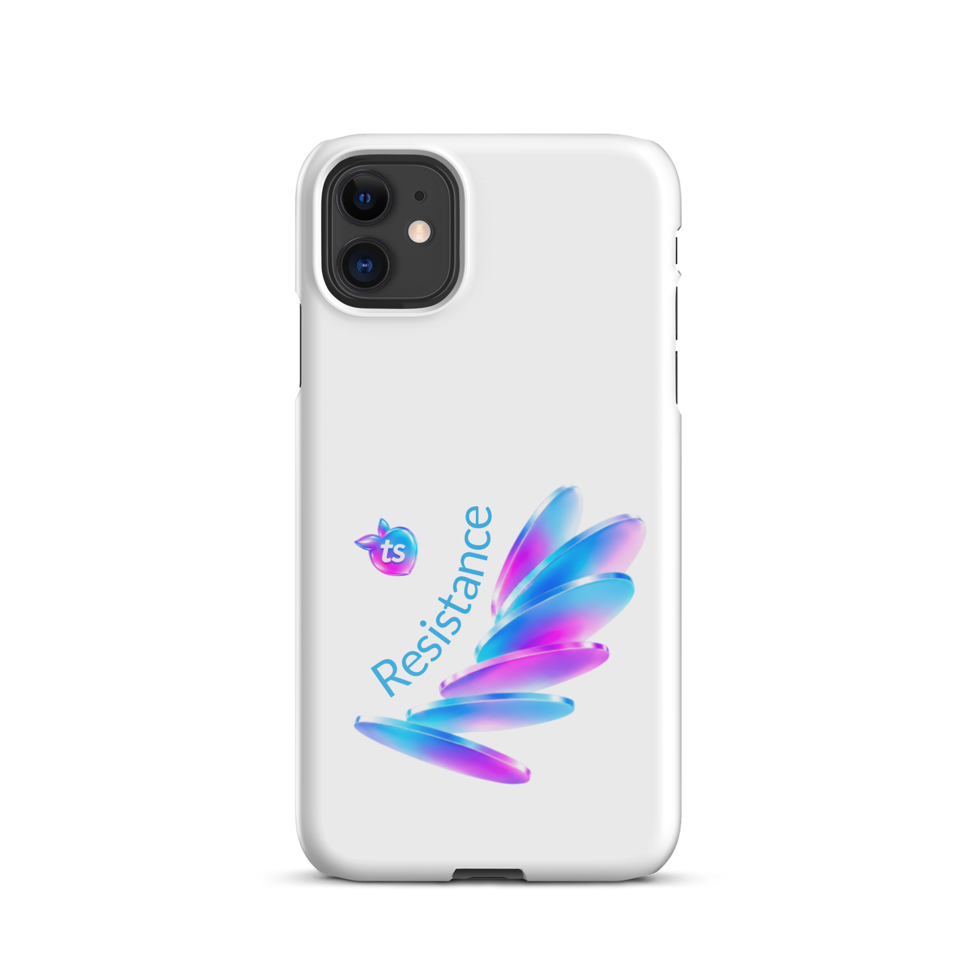 tsgabrielle® • Pride 26 - Resistance • Snap Case Compatible with iPhone® • White • Glossy • Latest Models