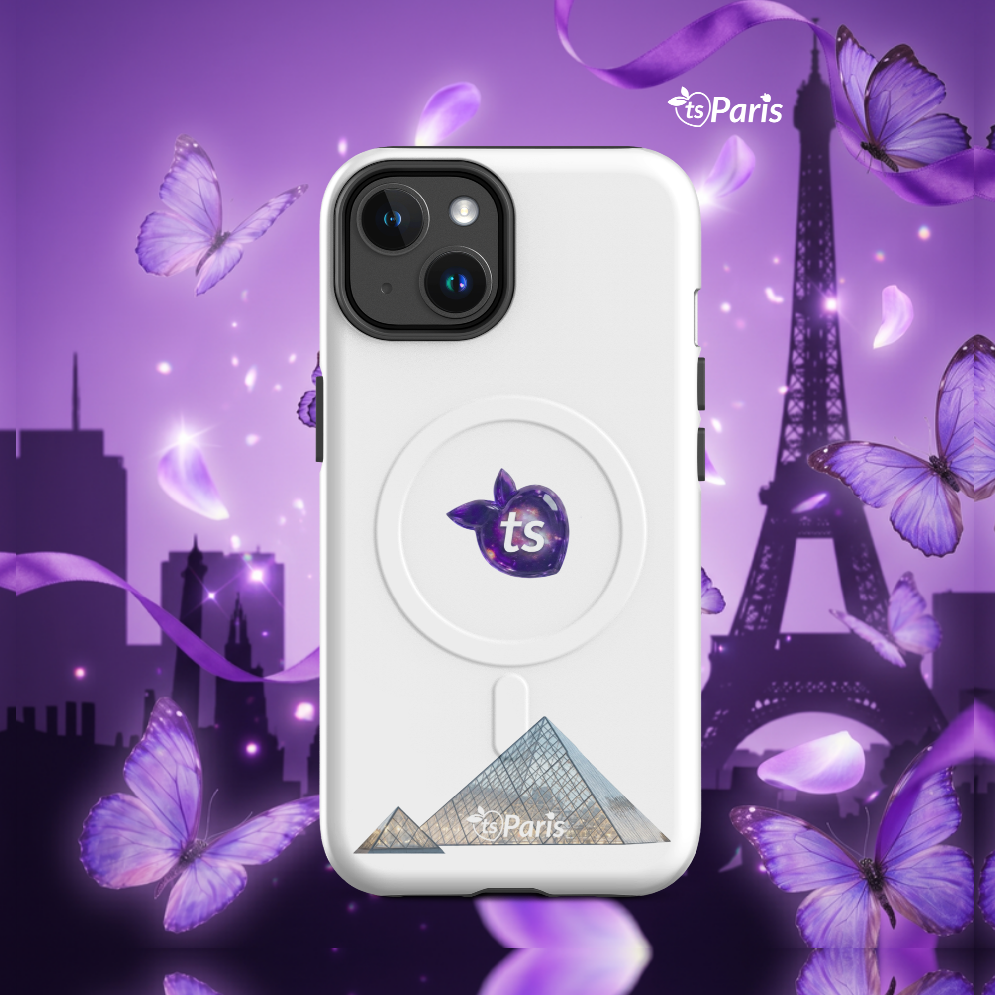 tsgabrielle® • Paris - The Louvre Pyramid • Coque renforcée • MagSafe® • Compatible with iPhone® • Modèles récents - Glossy - View 4