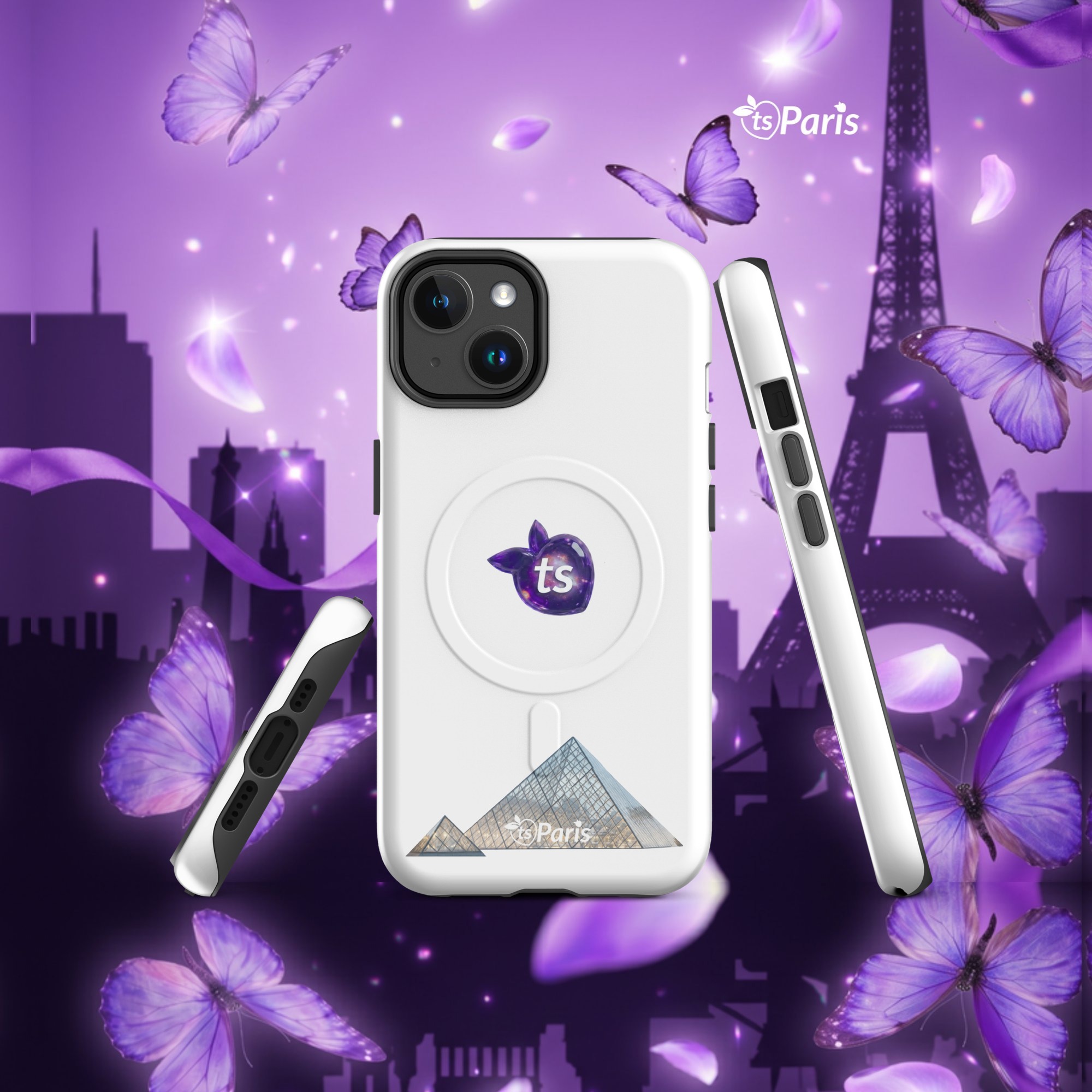 tsgabrielle® • Paris - The Louvre Pyramid • Coque renforcée • MagSafe® • Compatible with iPhone® • Modèles récents - Glossy - View 5