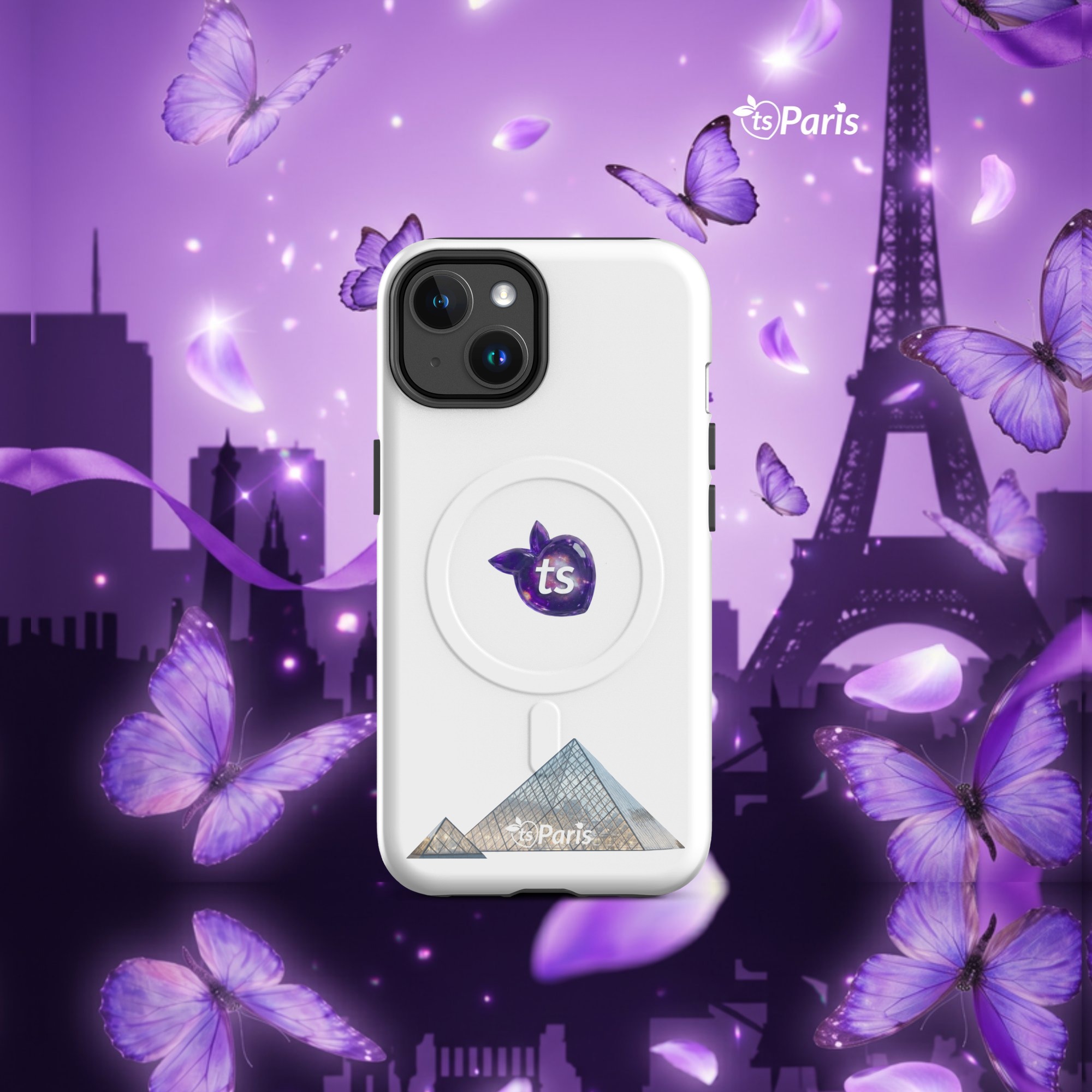 tsgabrielle® • Paris - The Louvre Pyramid • Coque renforcée • MagSafe® • Compatible with iPhone® • Modèles récents - Glossy - View 6