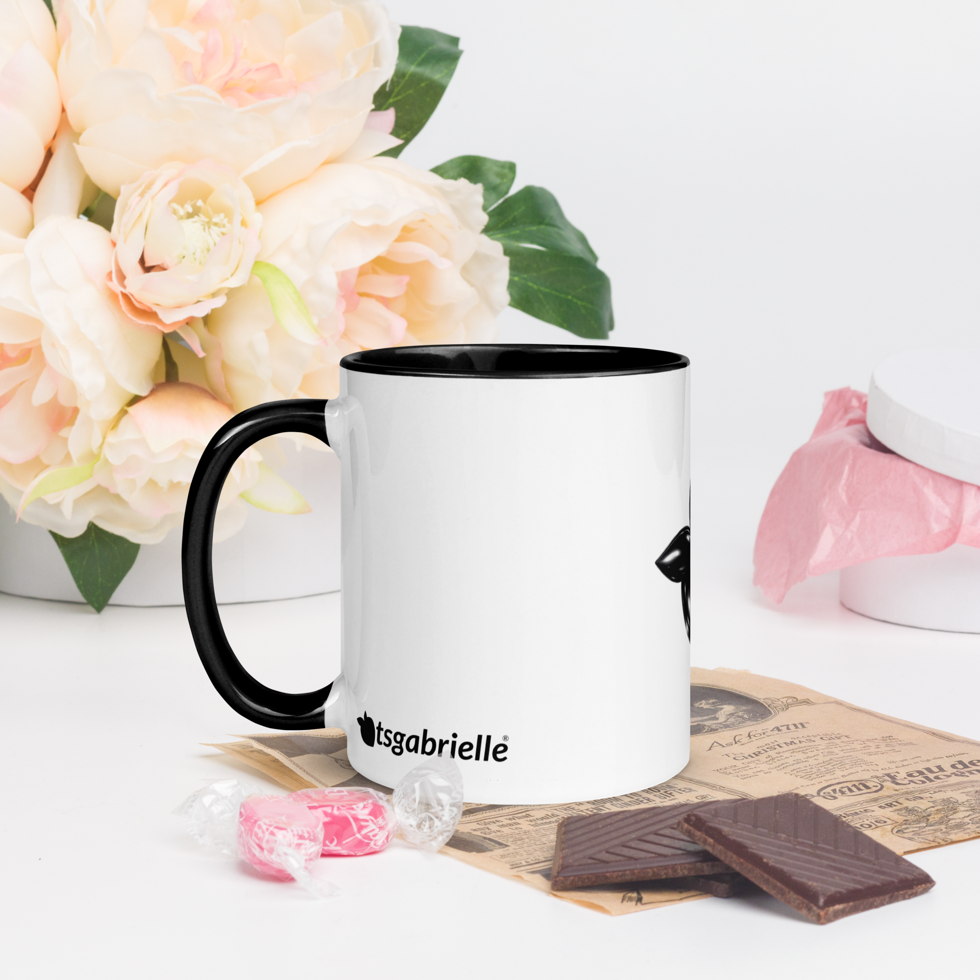 tsgabrielle® • Mug with Color Black Inside • Ceramic • 2 Sizes - View 14