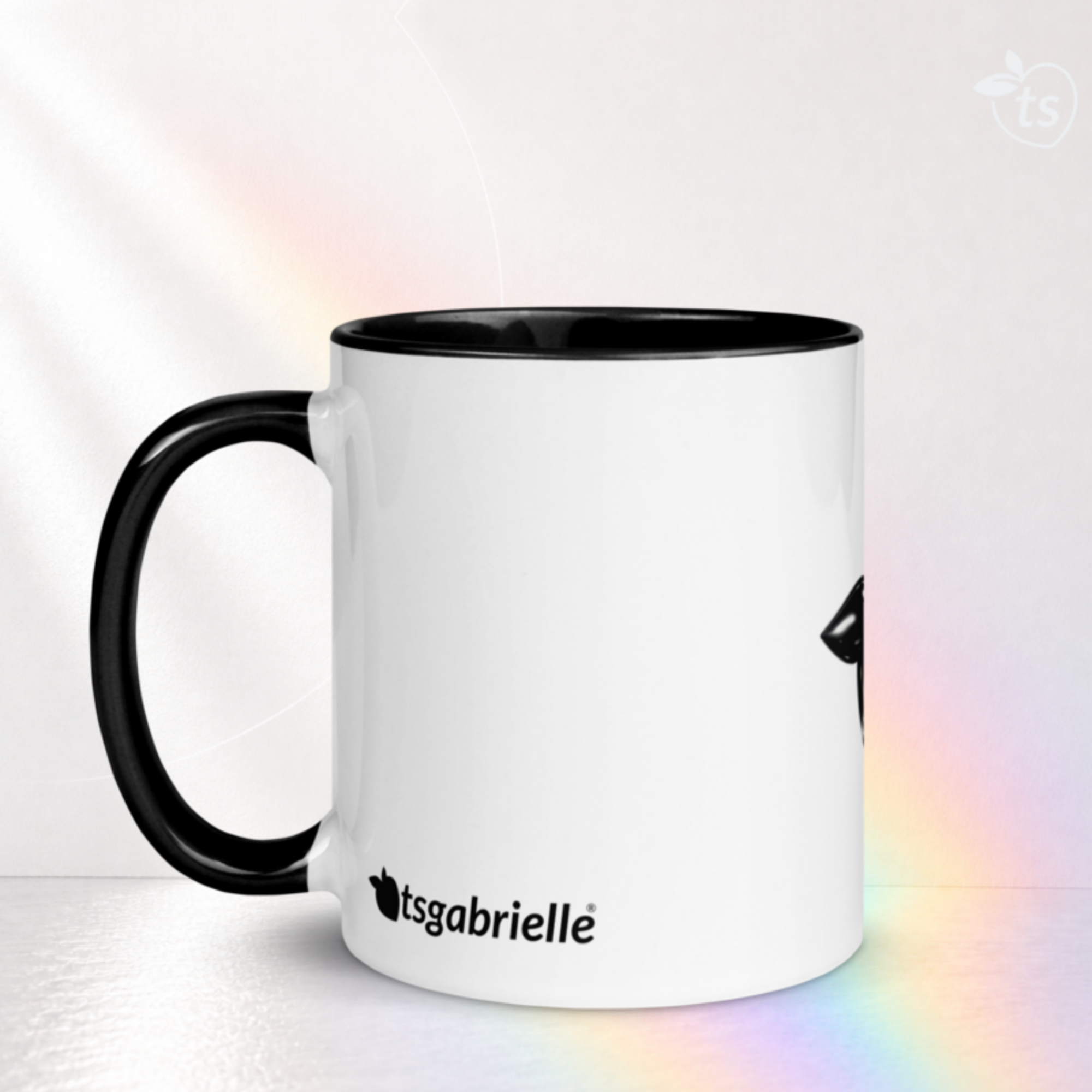 tsgabrielle® • Mug with Color Black Inside • Ceramic • 2 Sizes - View 18