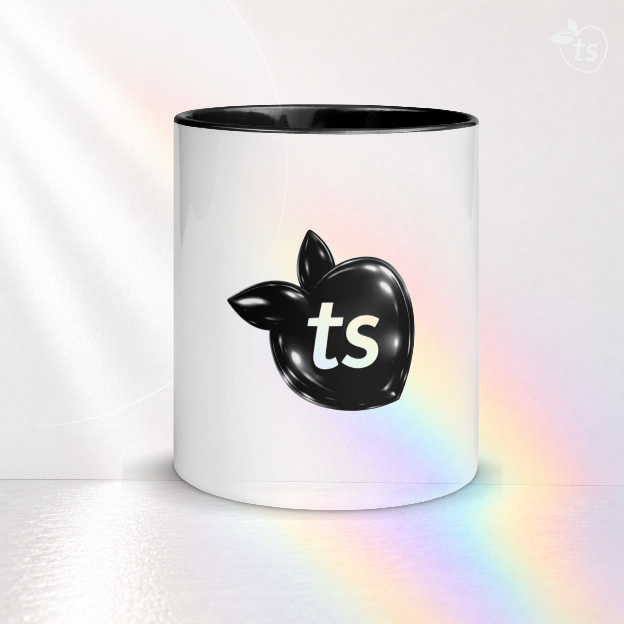 tsgabrielle® • Mug with Color Black Inside • Ceramic • 2 Sizes