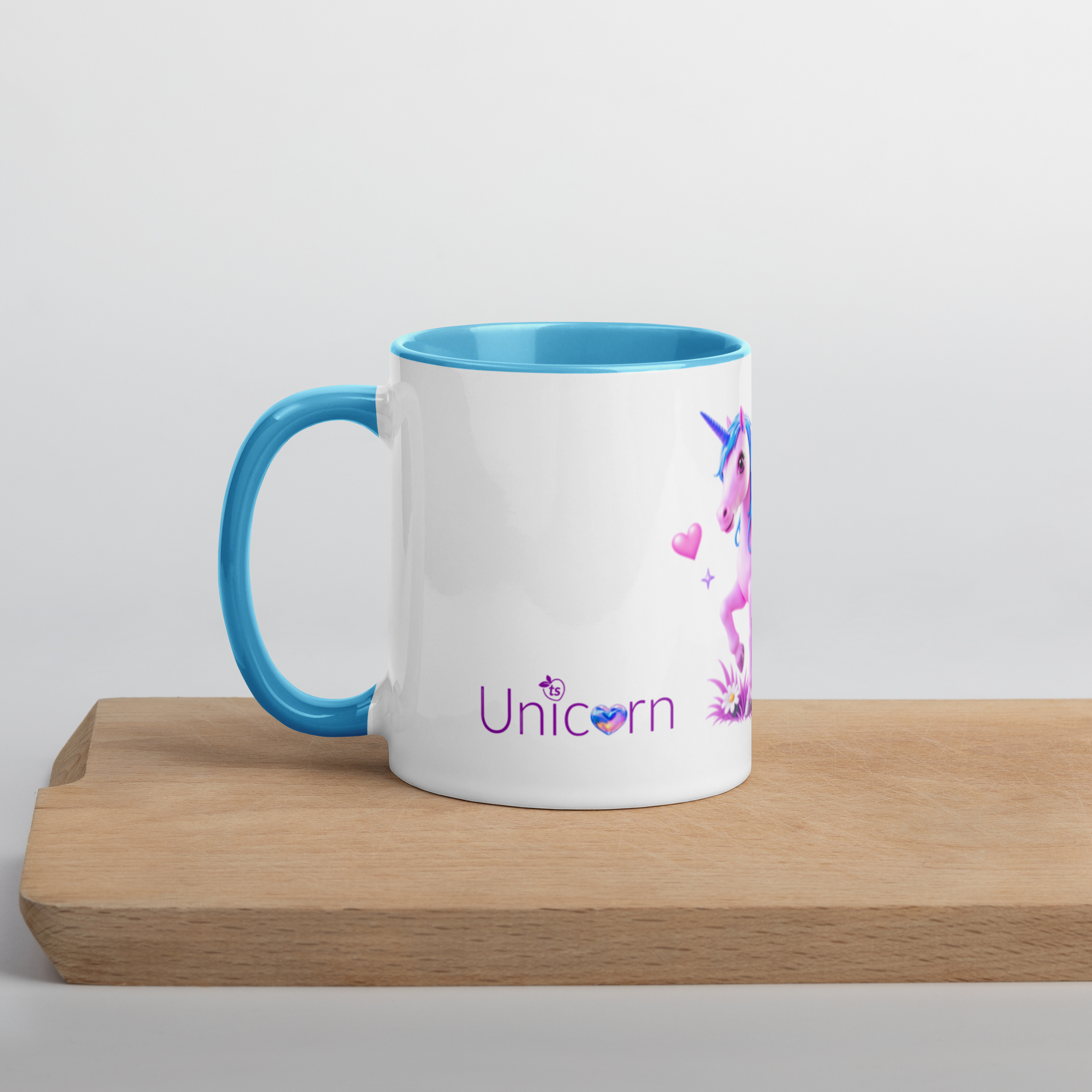 tsgabrielle® • Tasse avec Intérieur Coloré • Licorne - Seraphina • Céramique • 2 Formats - Blue - View 7