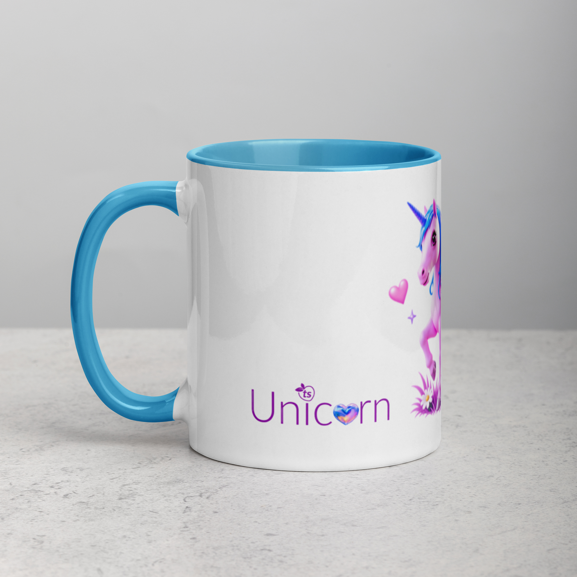 tsgabrielle® • Tasse avec Intérieur Coloré • Licorne - Seraphina • Céramique • 2 Formats - Blue - View 8