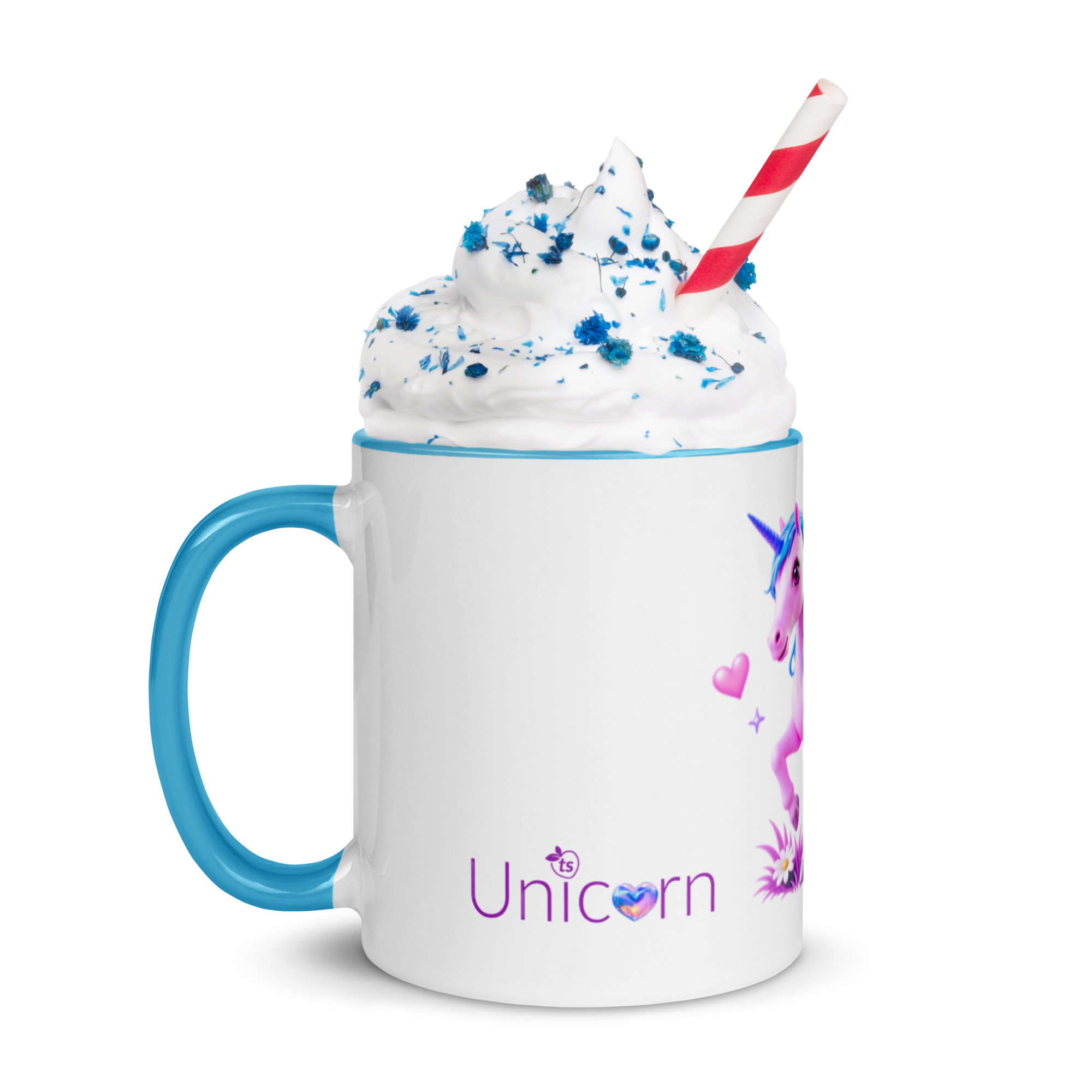 tsgabrielle® • Tasse avec Intérieur Coloré • Licorne - Seraphina • Céramique • 2 Formats - Blue - View 11